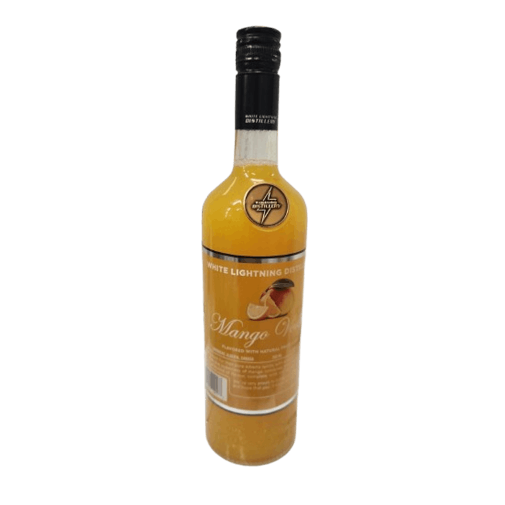 White Lightning Distillery Premium Craft Spirits White Lightning Distillery premium small-batch spirits bottle