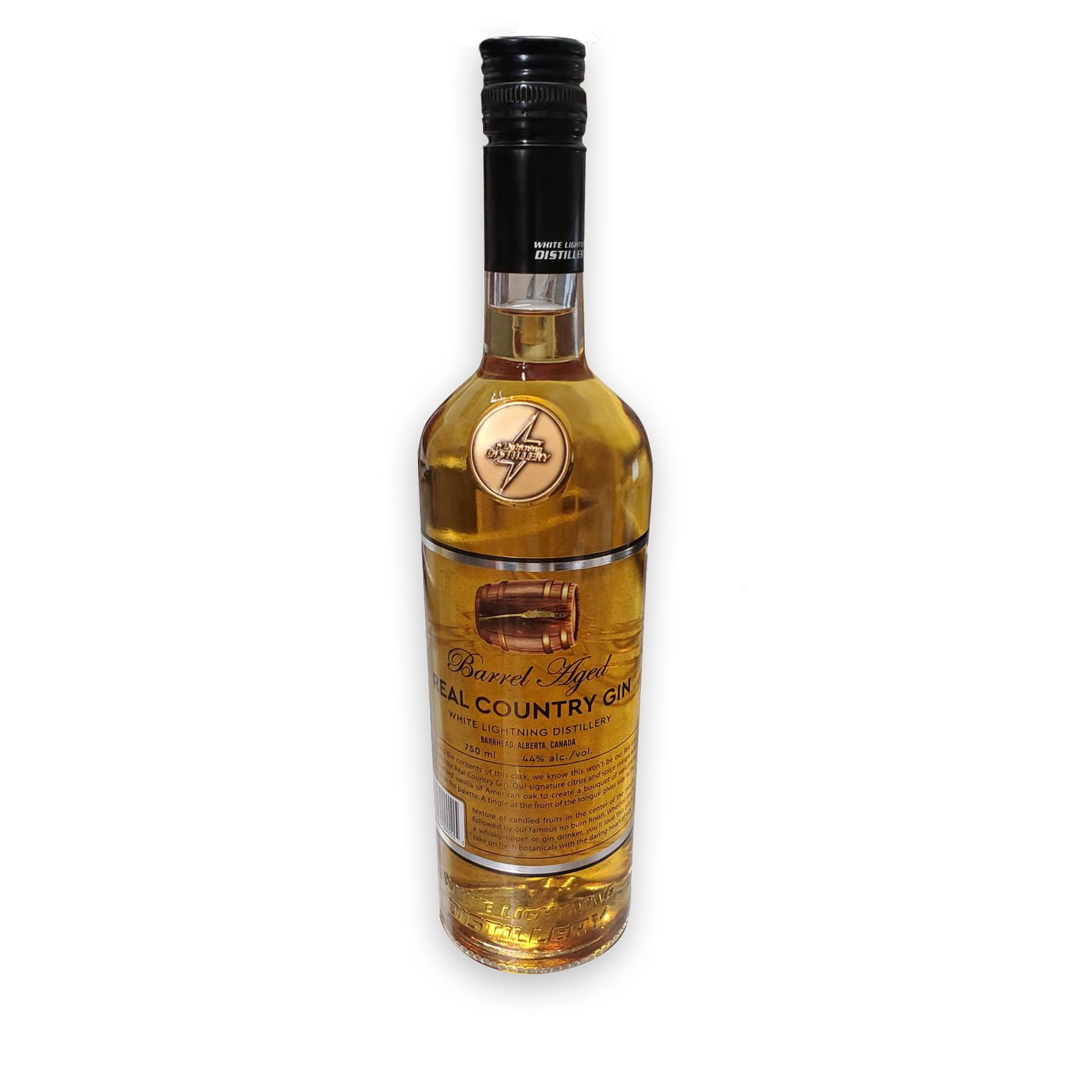 White Lightning Distillery premium small-batch spirits bottle