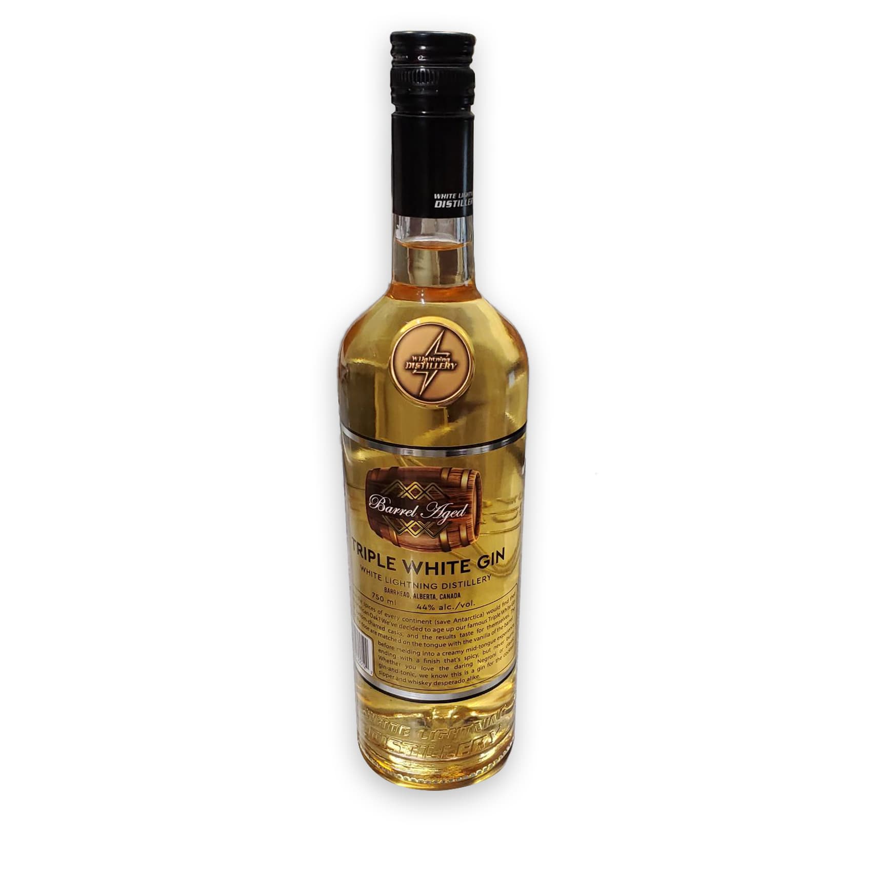 White Lightning Distillery premium small-batch spirits bottle