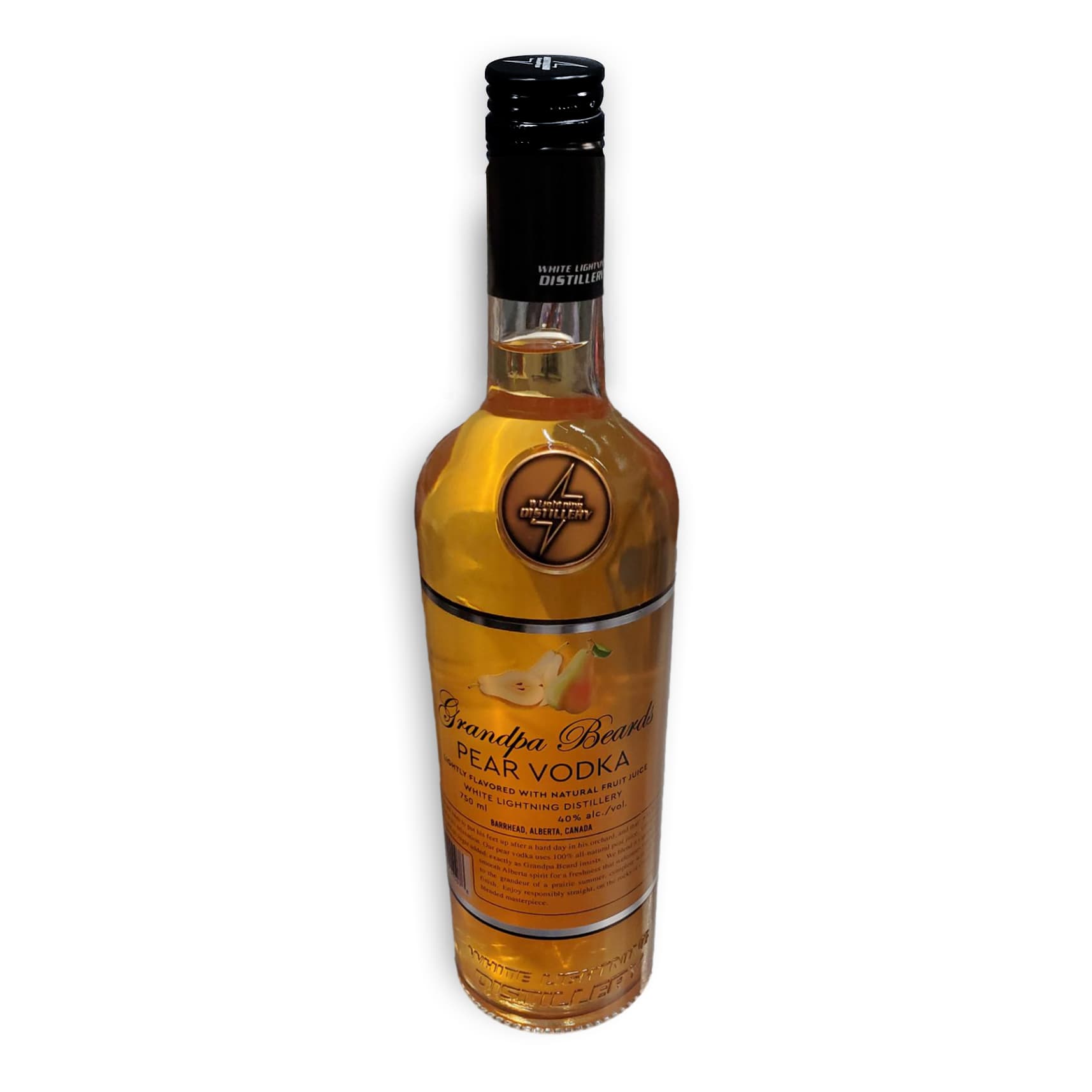 White Lightning Distillery premium small-batch spirits bottle