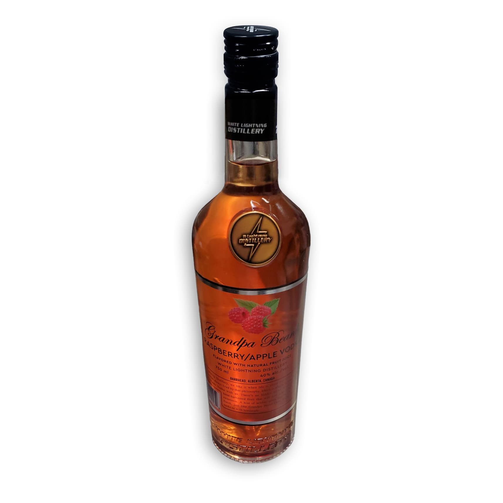 White Lightning Distillery premium small-batch spirits bottle