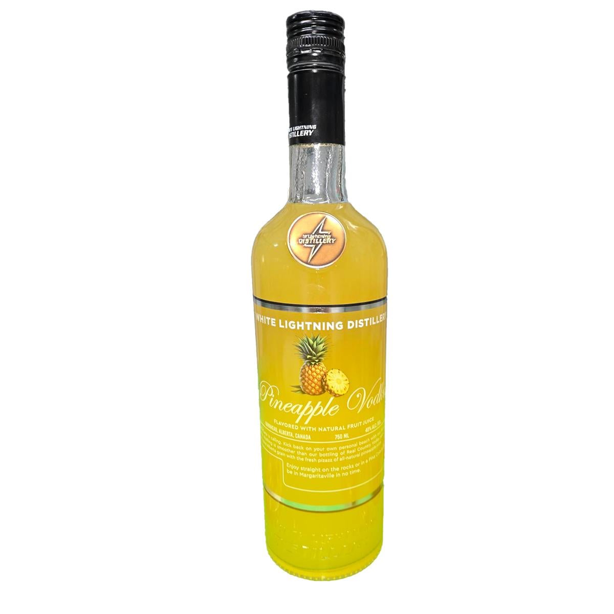 White Lightning Distillery premium small-batch spirits bottle