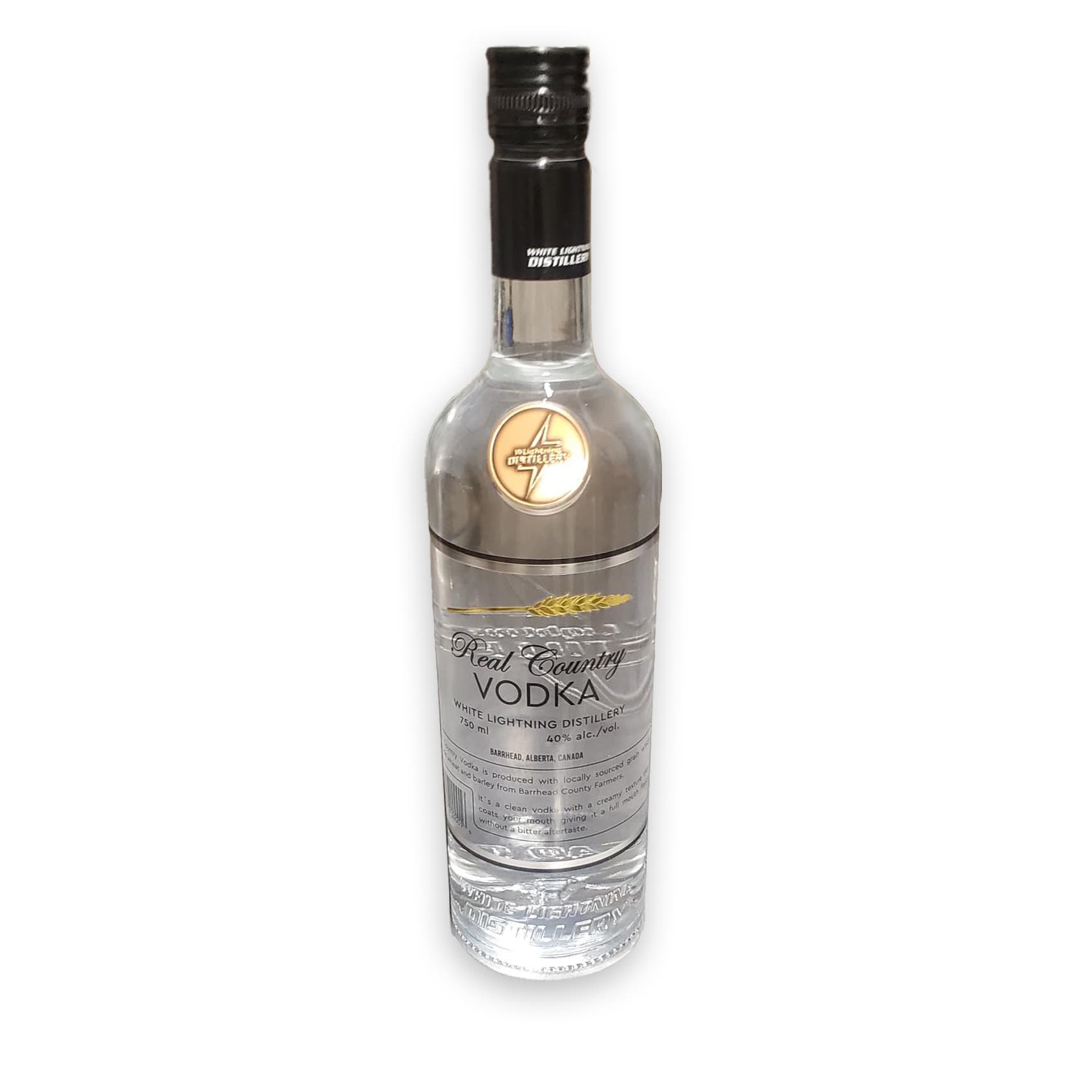 White Lightning Distillery premium small-batch spirits bottle