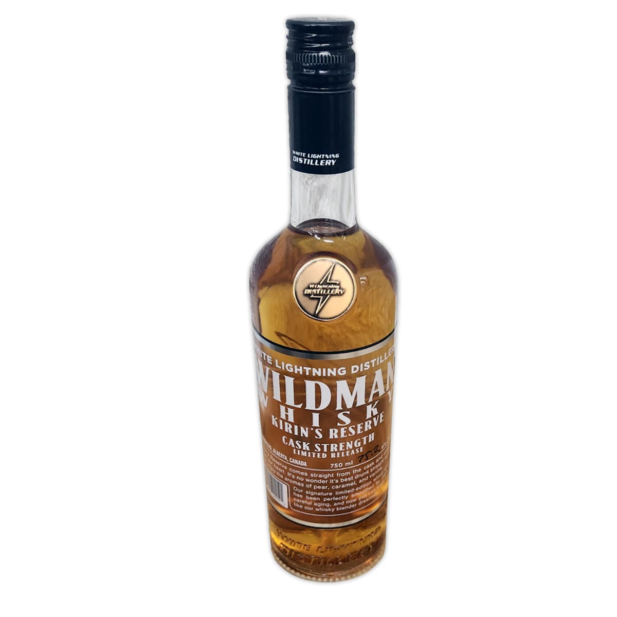 White Lightning Distillery premium small-batch spirits bottle