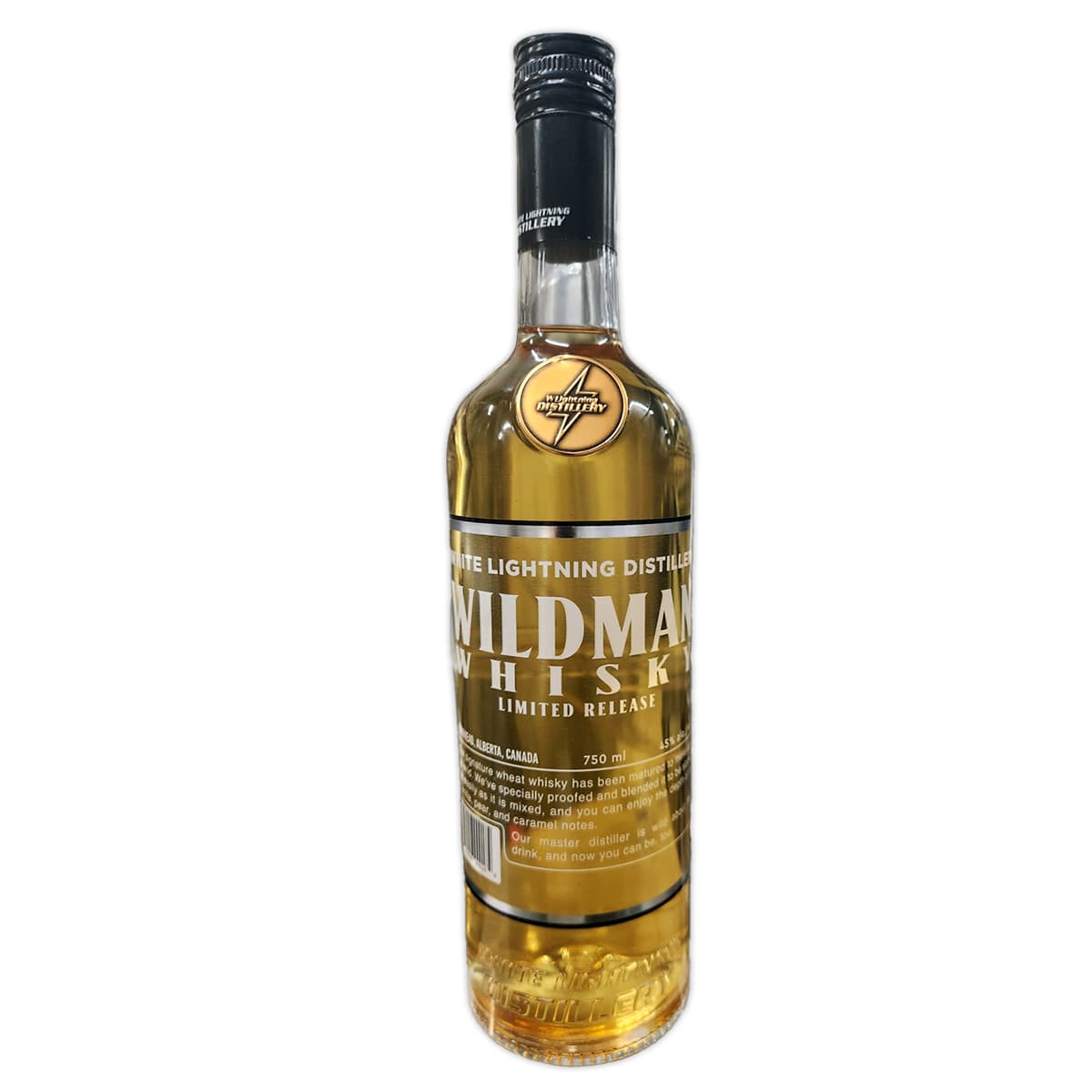 White Lightning Distillery premium small-batch spirits bottle